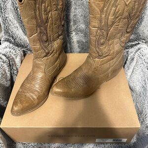 Brown Western Cowboy Boots